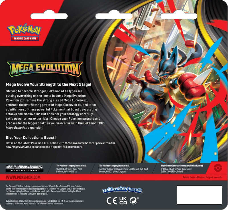 Pokemon - TCG - Mega Evolution Three Booster Blister