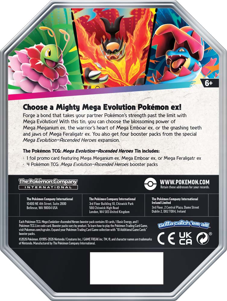 Pokemon - TCG - Ascended Heroes Tin