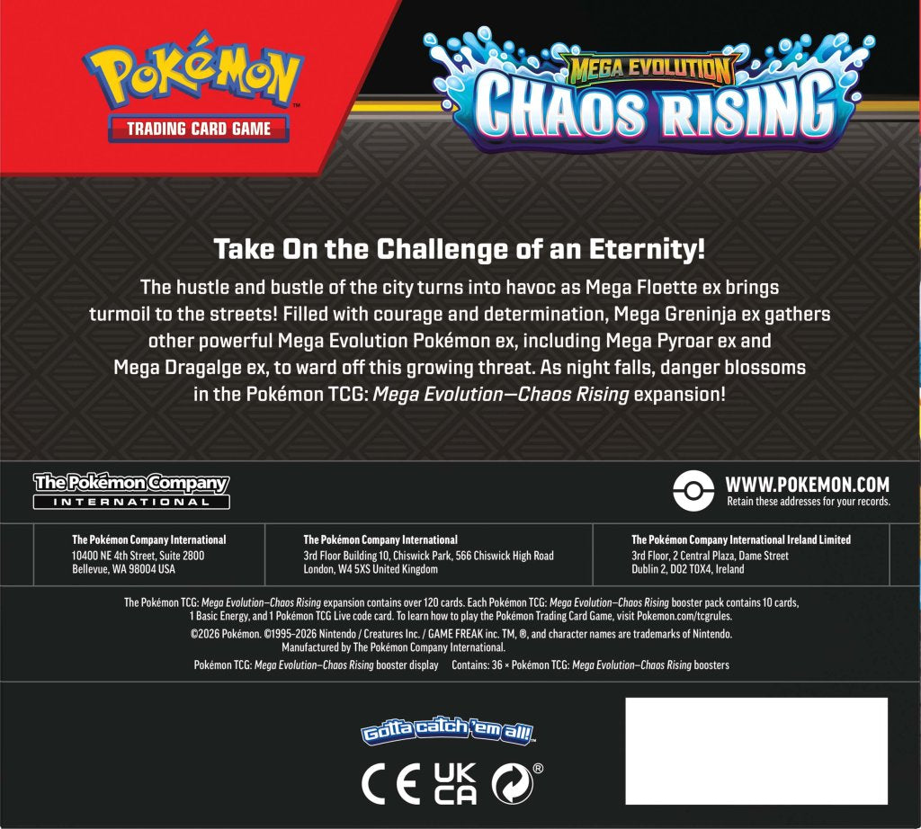 Pokemon - TCG - Chaos Rising Booster Box
