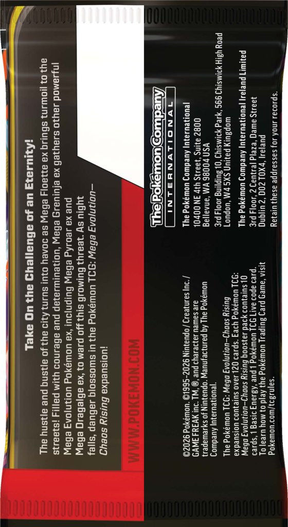 Pokemon - TCG - Chaos Rising Booster Pack