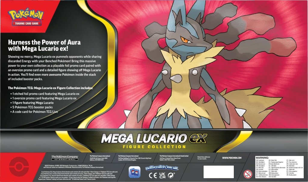 Pokemon - TCG - Mega Lucario ex Figure Collection