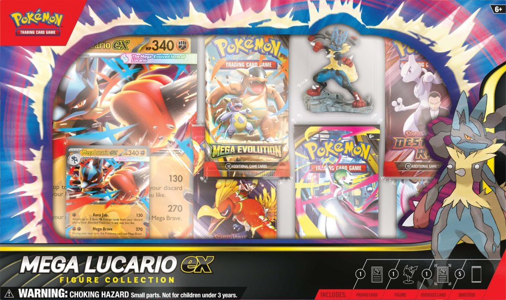 Pokemon - TCG - Mega Lucario ex Figure Collection