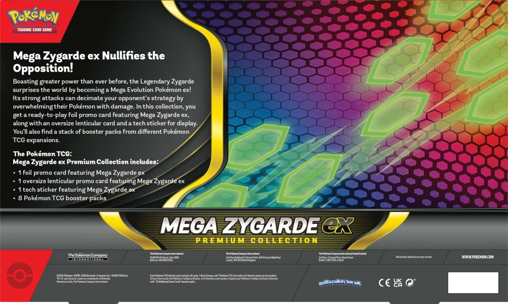 Pokemon - TCG - Mega Zygarde ex Premium Collection