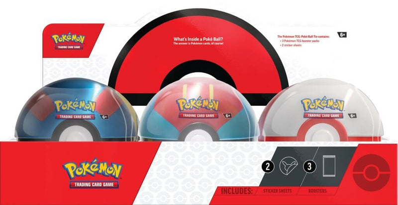 Pokemon - TCG - Pokeball Tins - Series 9 - Collectible Madness