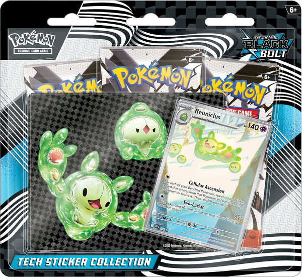 Pokemon - TCG - Black Bolt Tech Sticker Collection