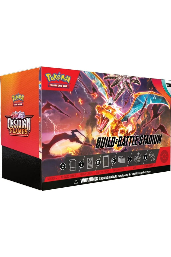 Pokemon - TCG - Obsidian Flames Build & Battle Stadium - Collectible Madness