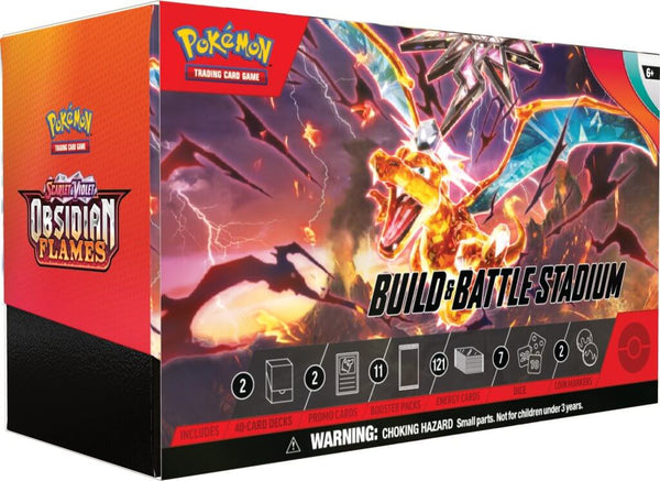 Pokemon - TCG - Obsidian Flames Build & Battle Stadium - Collectible Madness