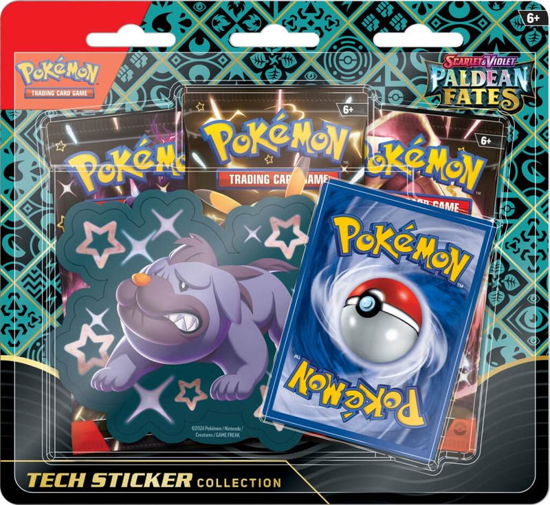 Pokemon - TCG - Scarlet & Violet 4.5 Paldean Fates Tech Sticker Blister