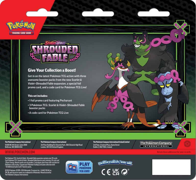 Pokemon - TCG - Shrouded Fable 3 Pack Blister