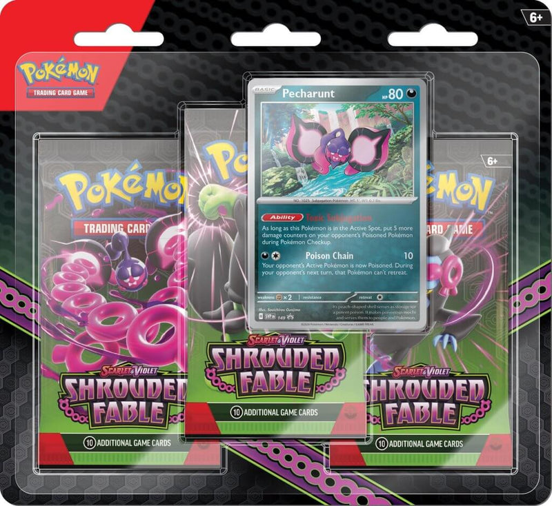 Pokemon - TCG - Shrouded Fable 3 Pack Blister