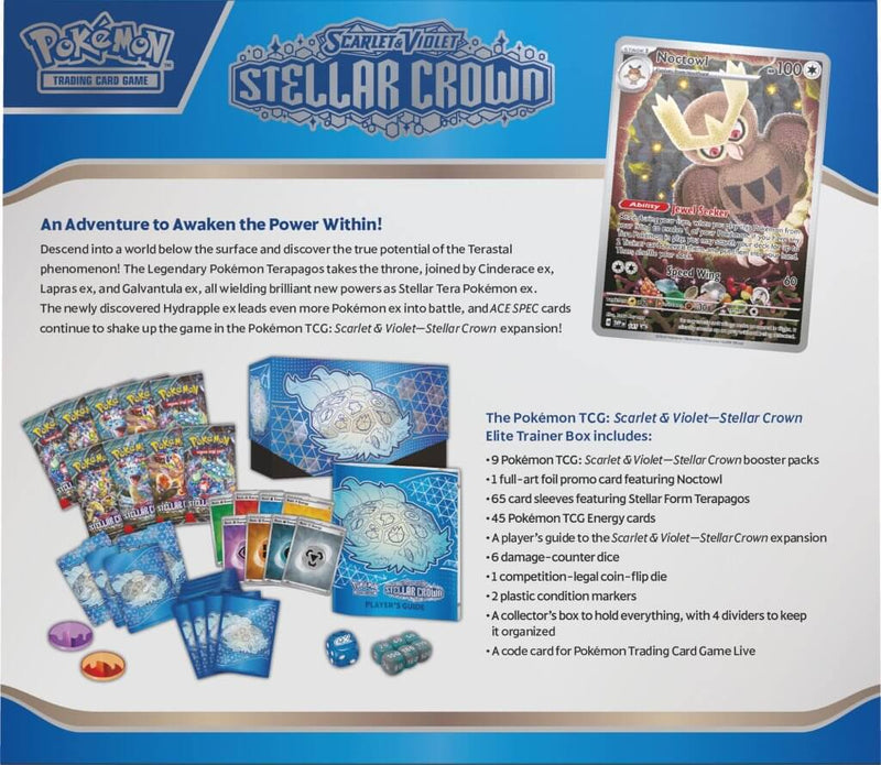 Pokemon - TCG - Stellar Crown Elite Trainer Box Options