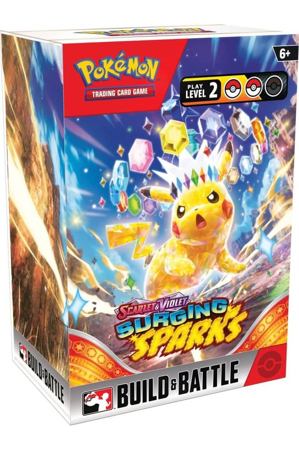 Pokemon - TCG - Surging Sparks Build and Battle Box