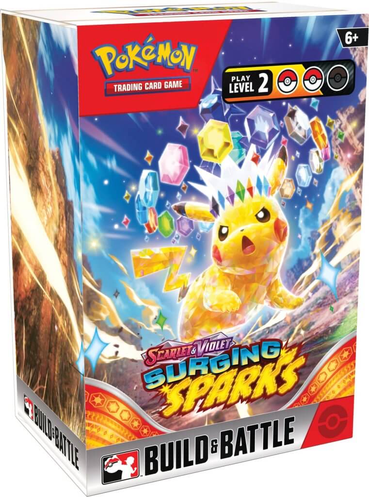 Pokemon - TCG - Surging Sparks Build and Battle Box