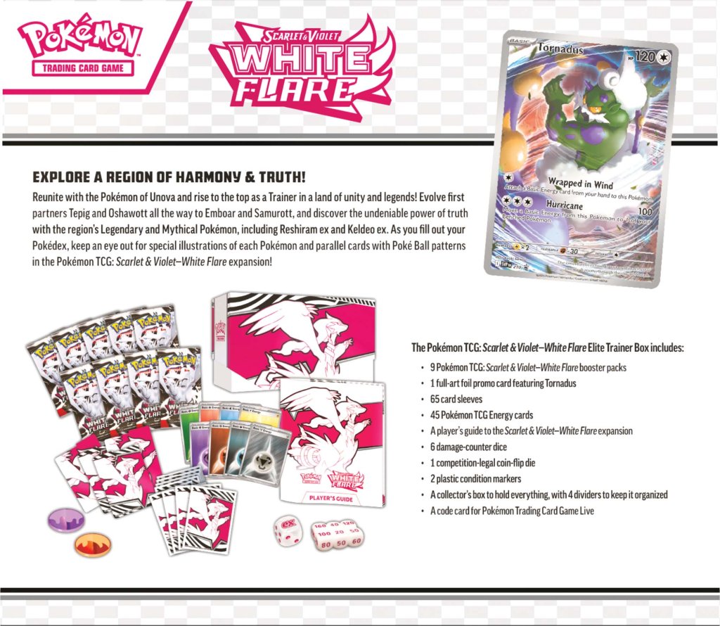 Pokemon - TCG - White Flare Elite Trainer Box
