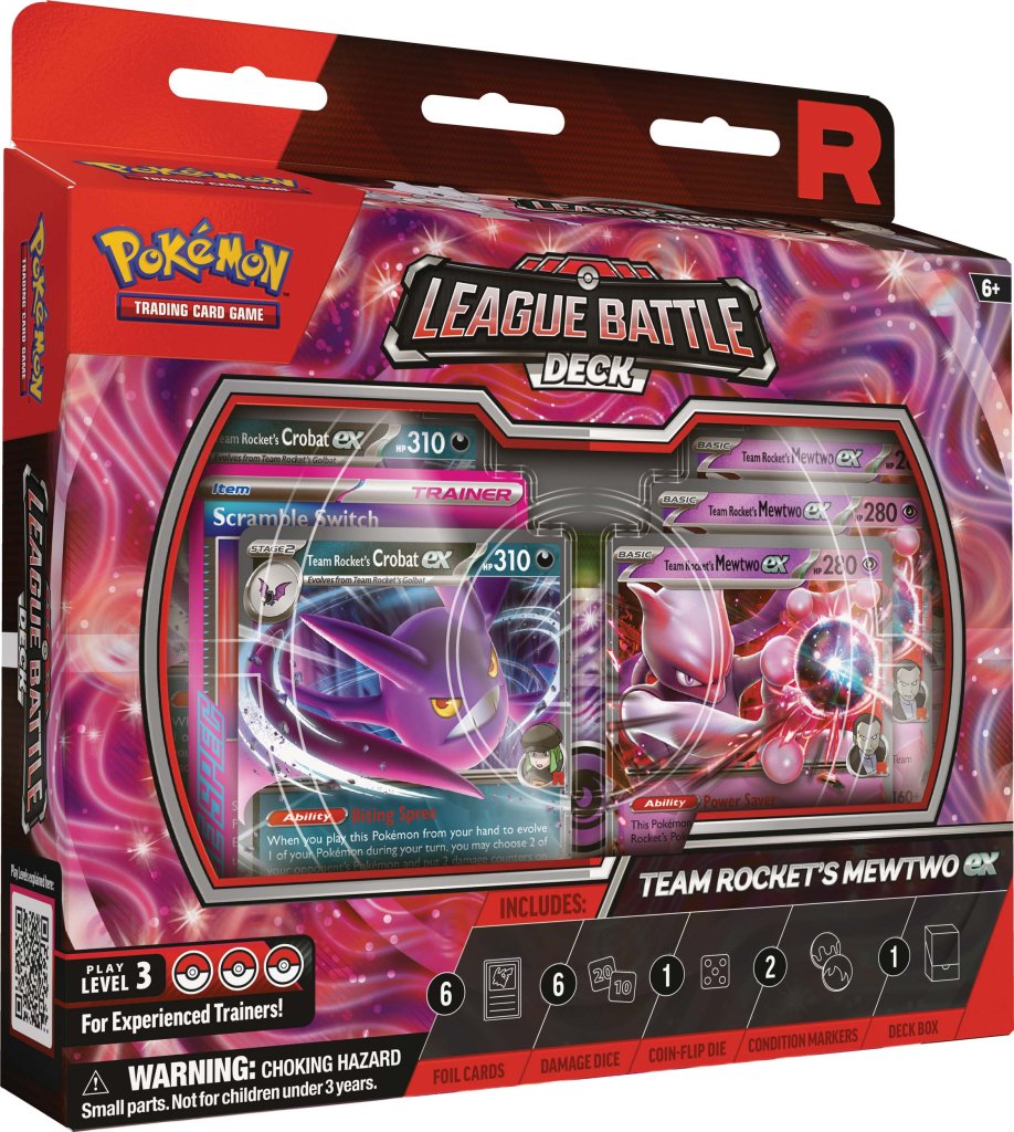 Pokemon - TCG - Team Rocket’s Mewtwo ex League Battle Deck