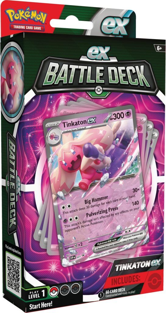 Pokemon - TCG - Chien-Pao & Tinkaton ex Battle Deck Pokemon - TCG - Chien-Pao & Tinkaton ex Battle Deck