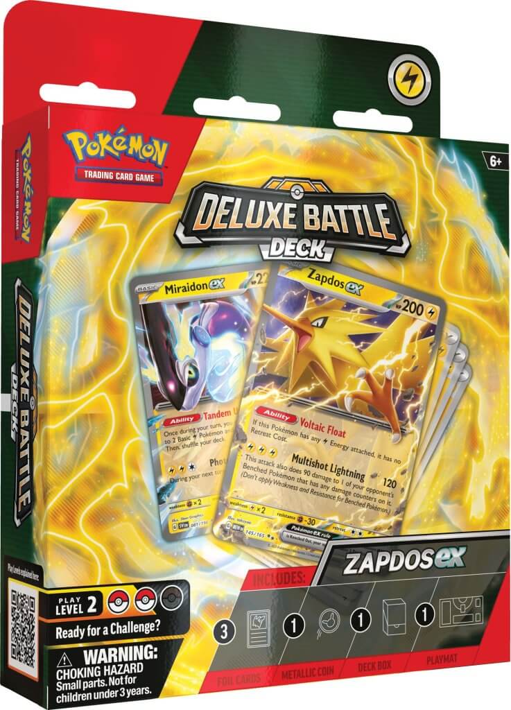 Pokemon - TCG - Ninetales ex & Zapdos ex Deluxe Battle Deck