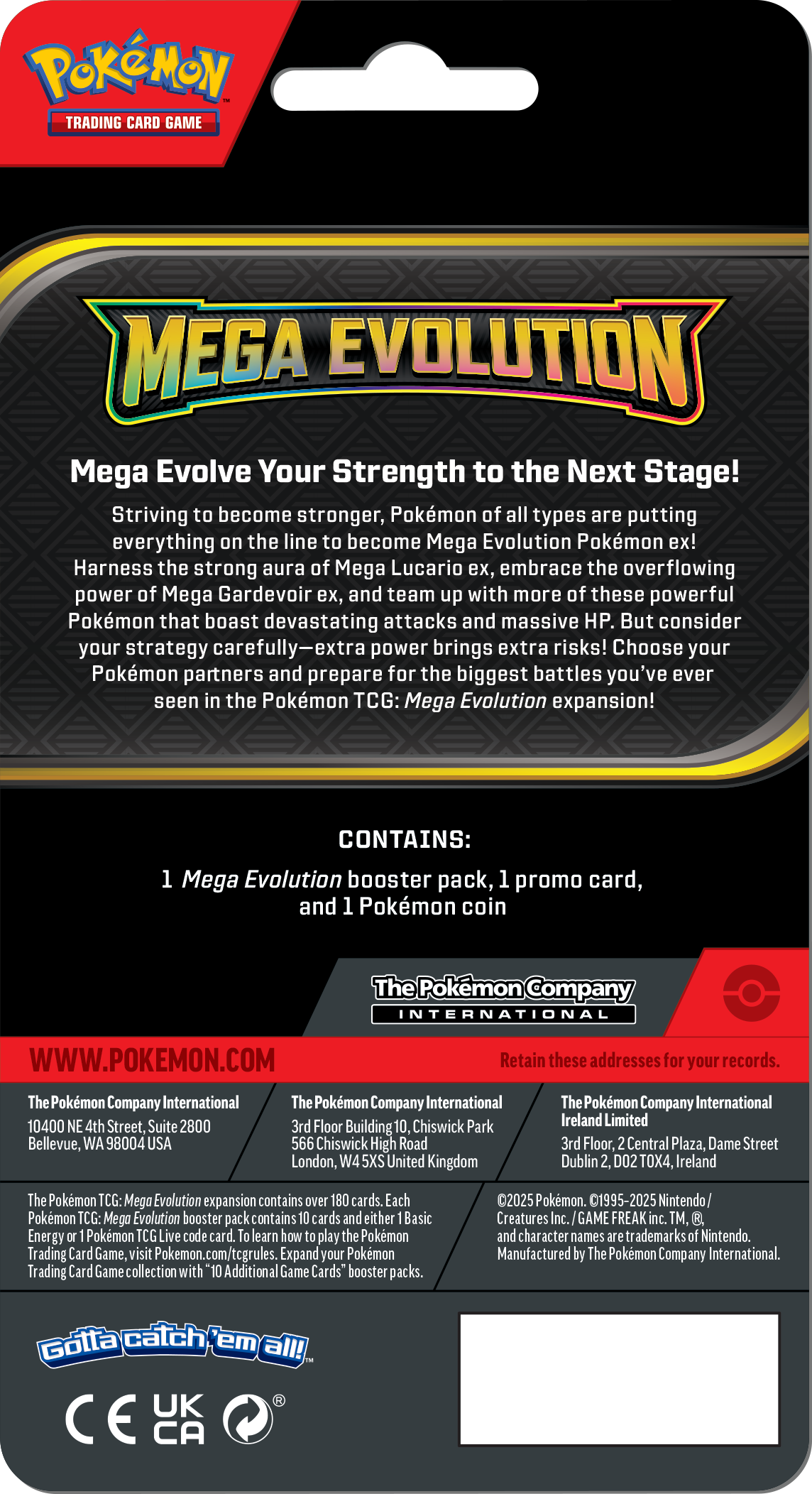 Pokemon - TCG - Mega Evolution Checklane Blister