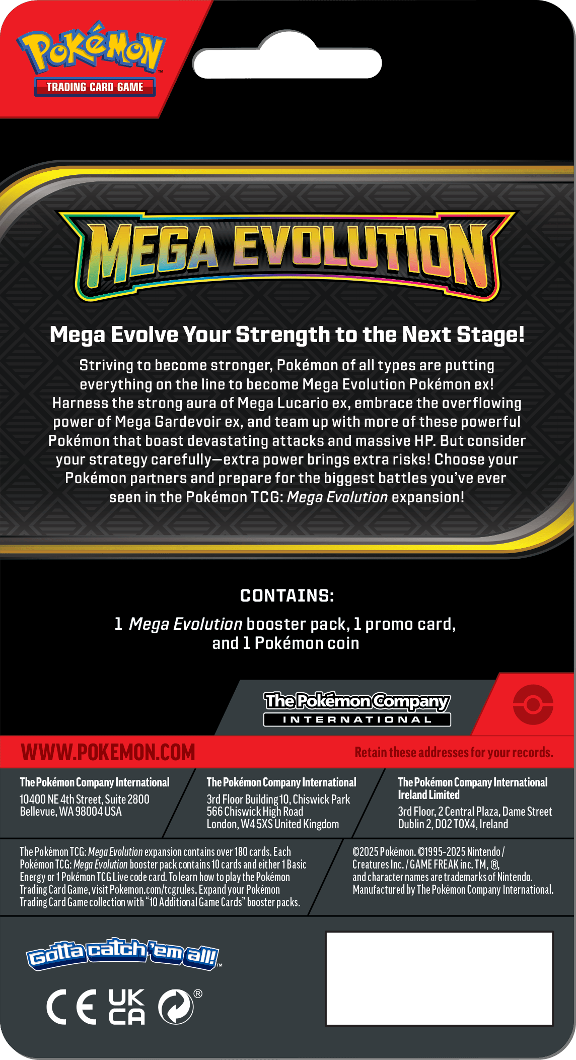 Pokemon - TCG - Mega Evolution Checklane Blister
