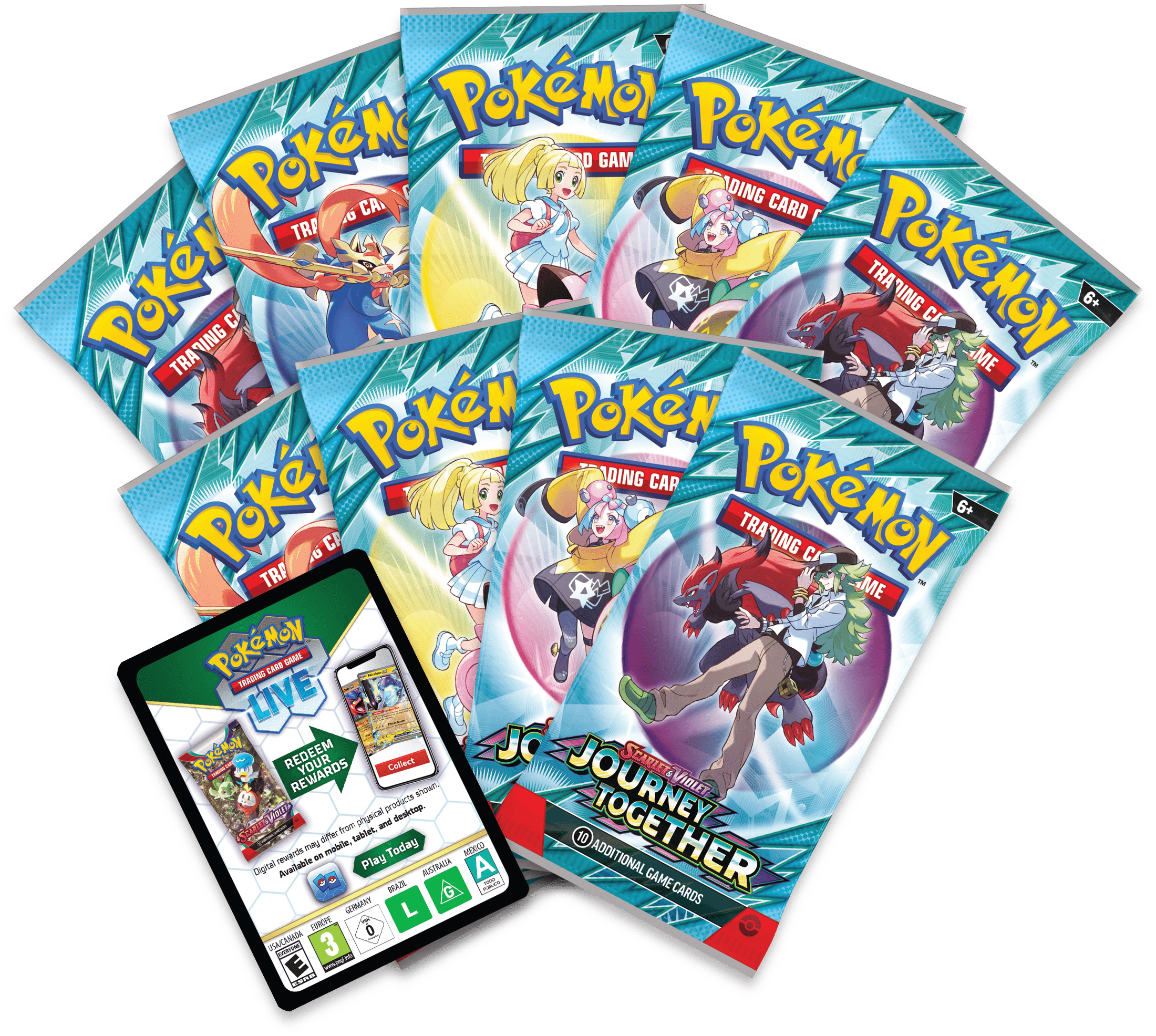 Pokemon - TCG - Journey Together Elite Trainer Box Options