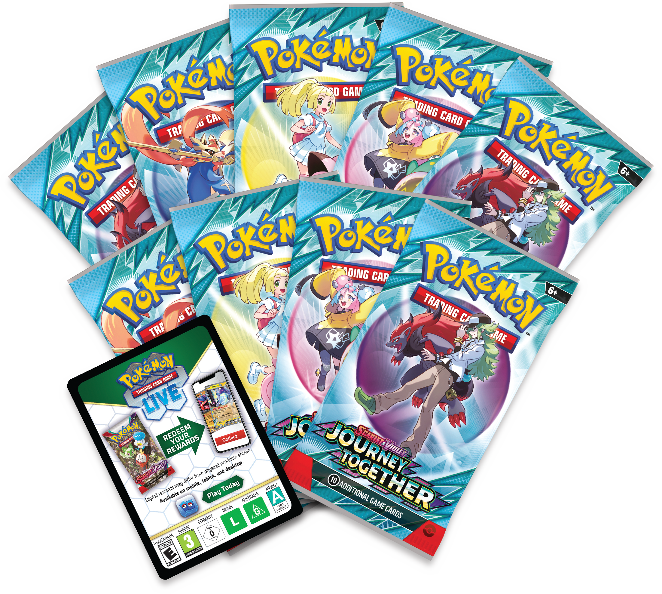 Pokemon - TCG - Journey Together Elite Trainer Box Options