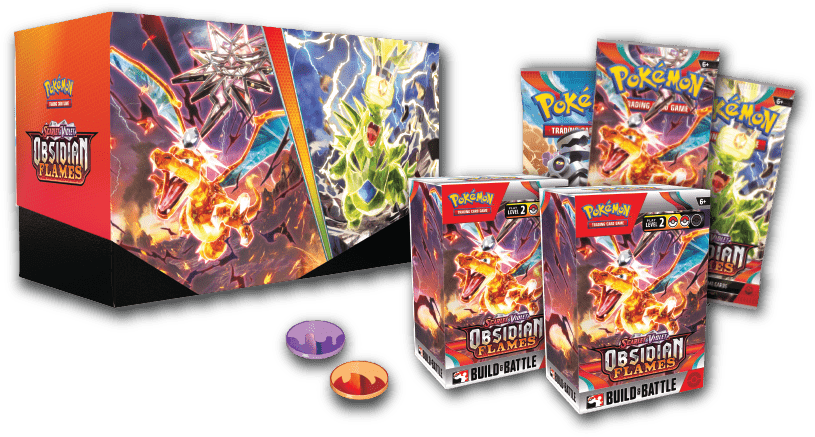 Pokemon - TCG - Obsidian Flames Build & Battle Stadium - Collectible Madness