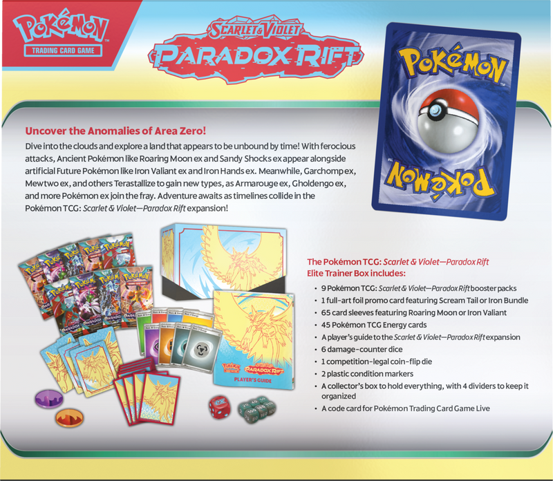 Pokemon - TCG - Paradox Rift Elite Trainer Box Options - Collectible Madness
