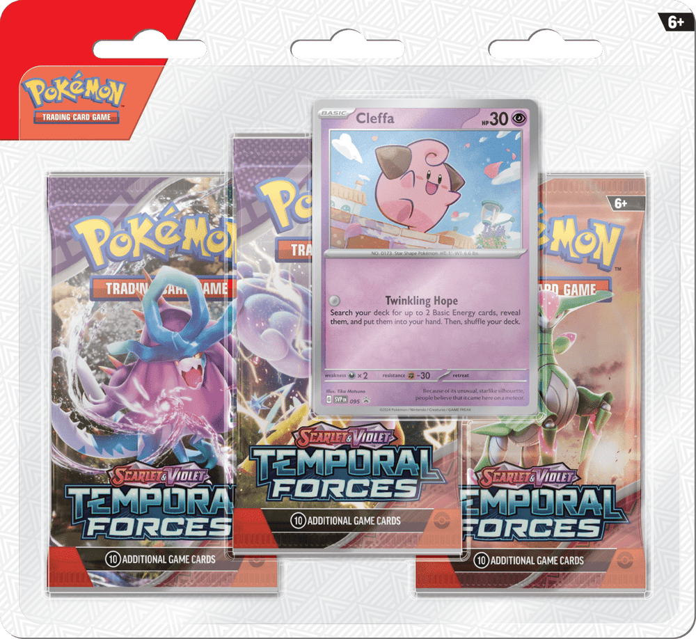 Pokemon - TCG - Temporal Forces Three Pack Booster Blister