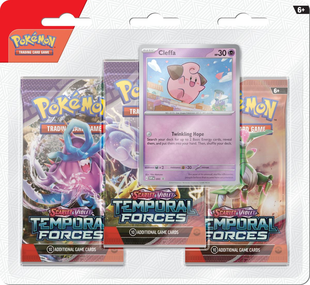 Pokemon - TCG - Temporal Forces Three Pack Booster Blister