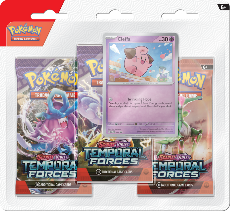 Pokemon - TCG - Temporal Forces Three Pack Booster Blister