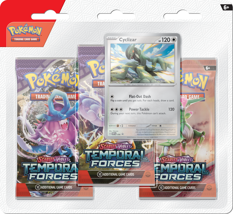 Pokemon - TCG - Temporal Forces Three Pack Booster Blister