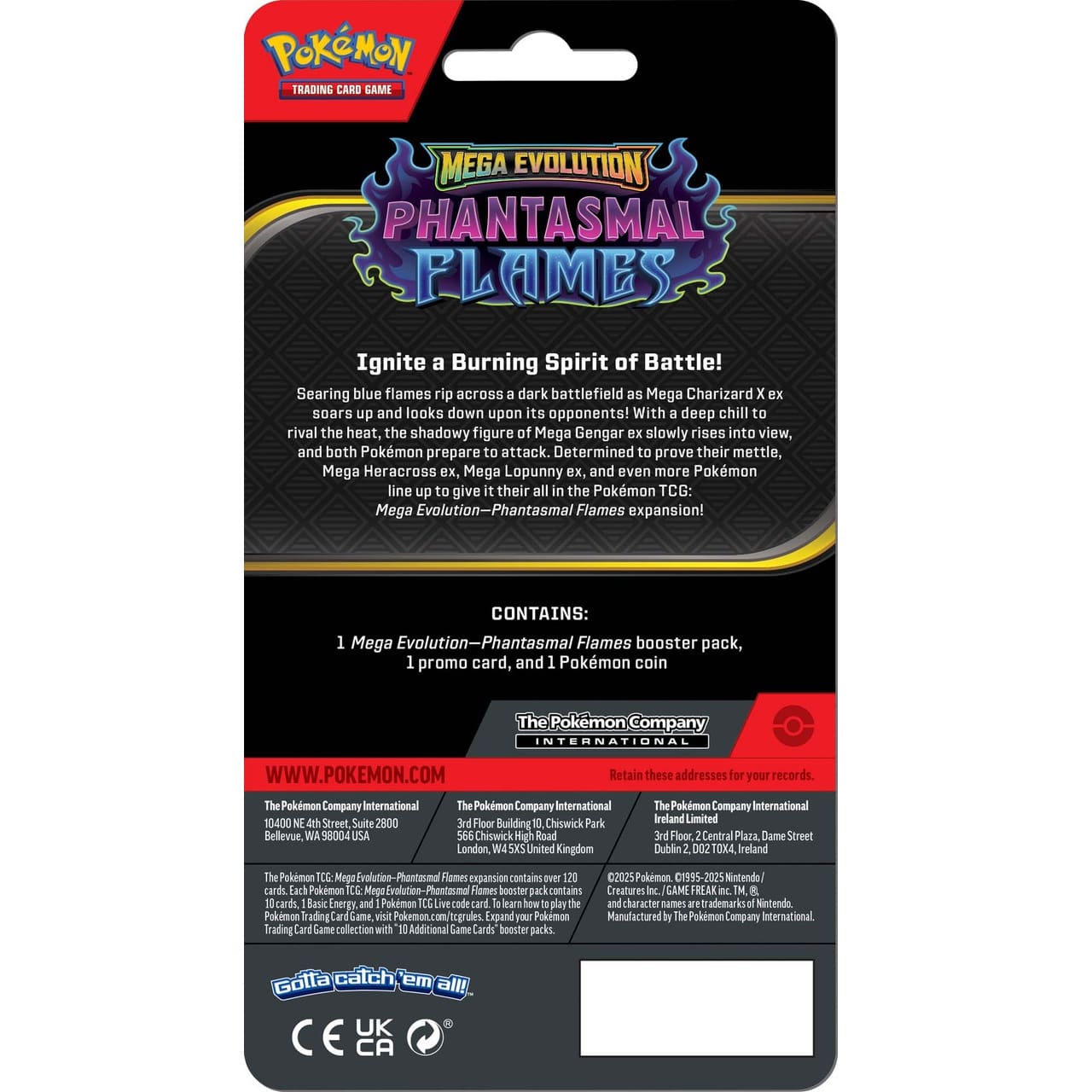 Pokemon - TCG - Phantasmal Flames Checklane Blister