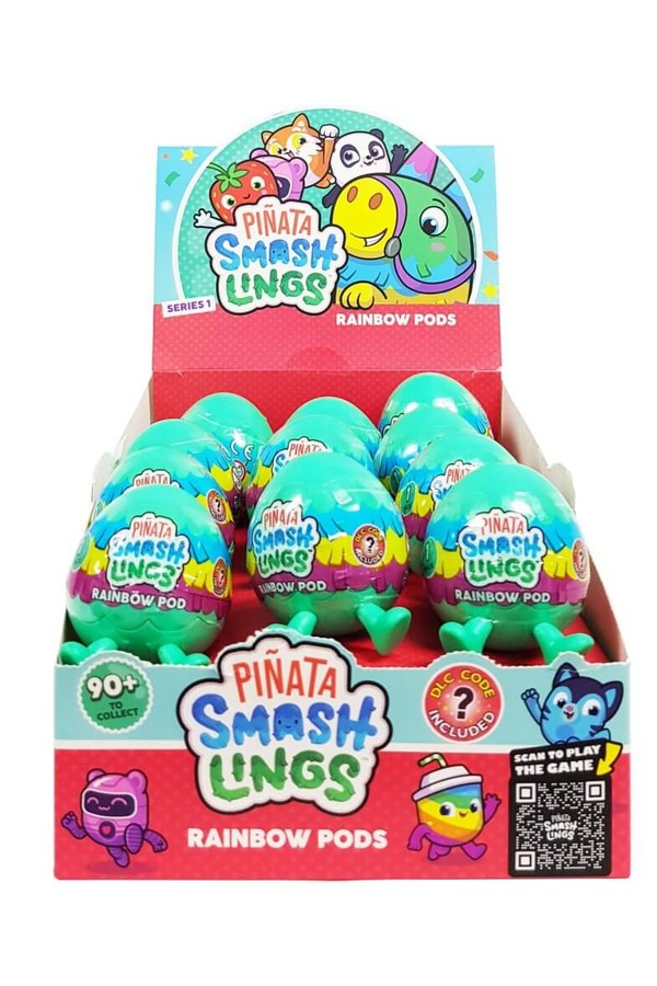 PIÑATA SMASHLINGS 1 Figure Blind Rainbow Pods