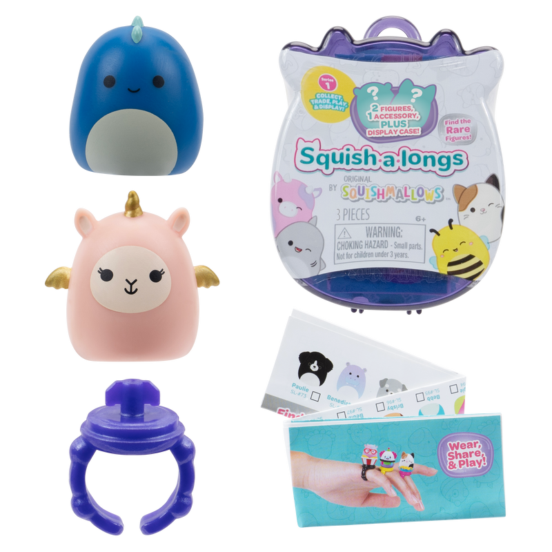 SQUISHMALLOWS - Squish-A-Longs Collectibles 2 Pack Surprise Assorted