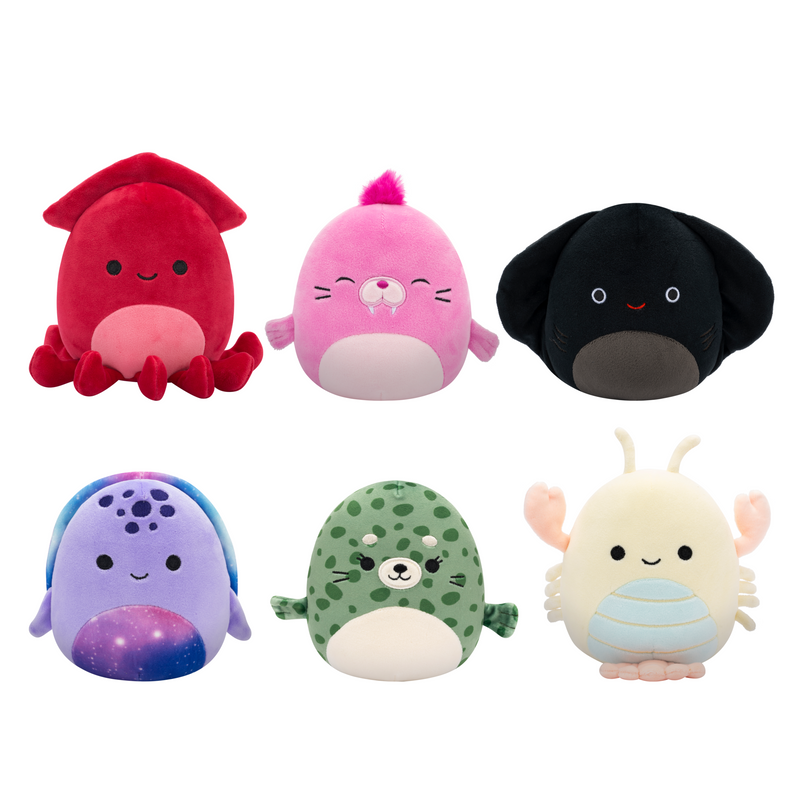 SQUISHMALLOWS 5" Sea Creatures Scented Mystery Squad Assorted