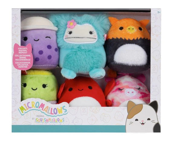 SQUISHMALLOWS - 2.5" Micromallows 6 Pack Plush