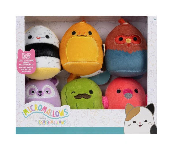 SQUISHMALLOWS - 2.5" Micromallows 6 Pack Plush