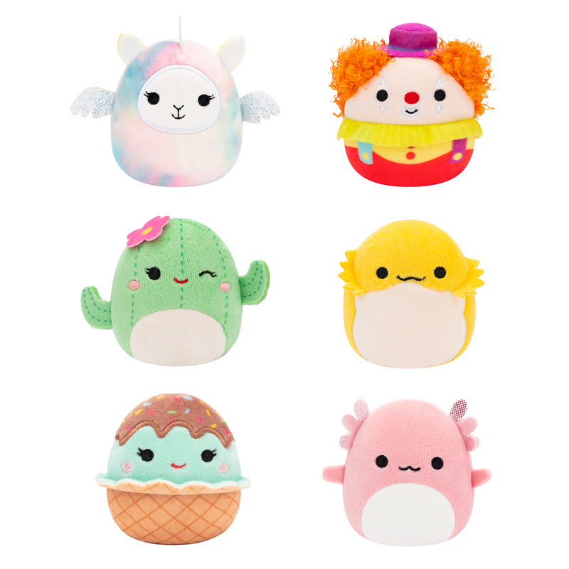 SQUISHMALLOWS - 2.5" Micromallows Plush 6 Pack Assorted