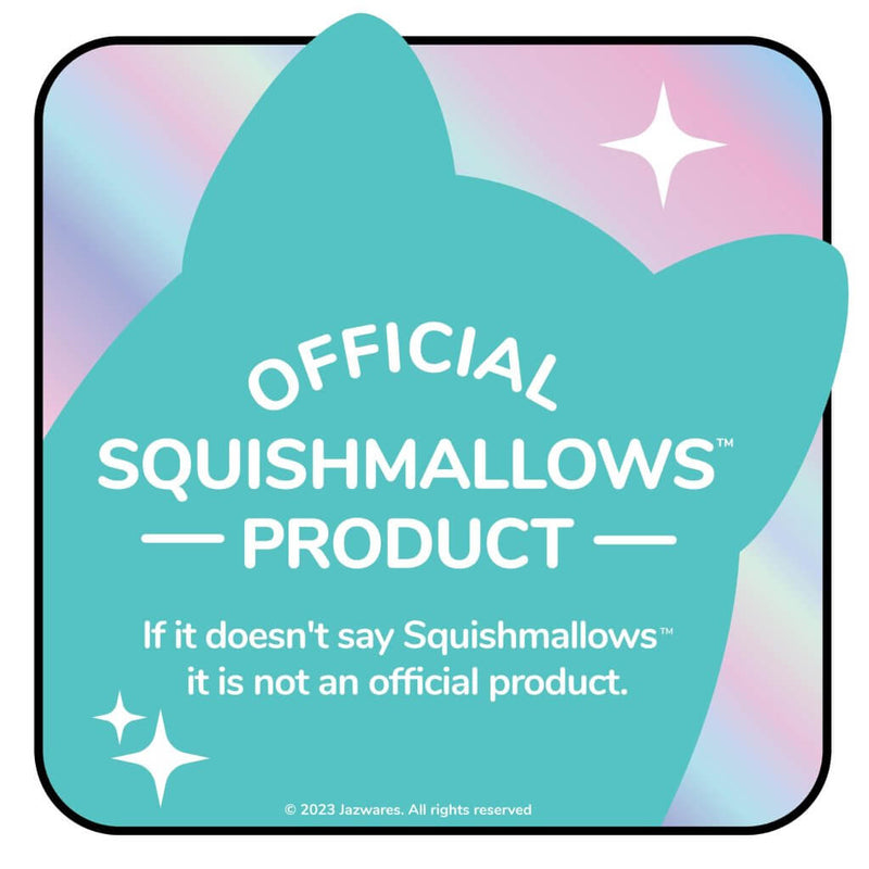 SQUISHMALLOWS 16" Blue Tie Dye Triceratops Solid