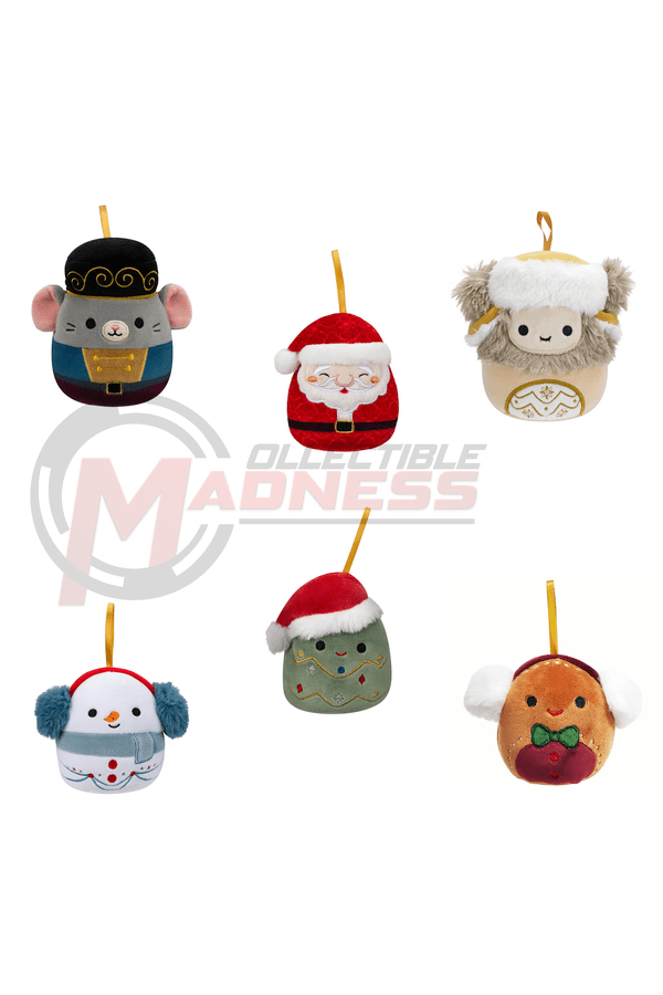 SQUISHMALLOWS 4" Nick - Santa Ornament Plush Assortment