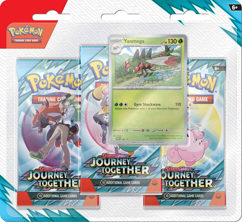 Pokemon - TCG - Journey Together Three Pack Booster Blister