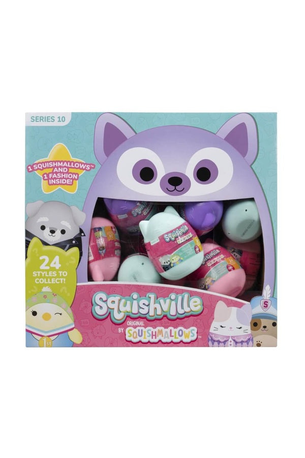 SQUISHMALLOWS SQUISHVILLE - Mystery Mini Plush Assortment - Series 10 - Collectible Madness