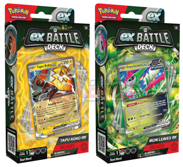 Pokemon - TCG - Tapu Koko ex / Iron Leaves ex Battle Deck