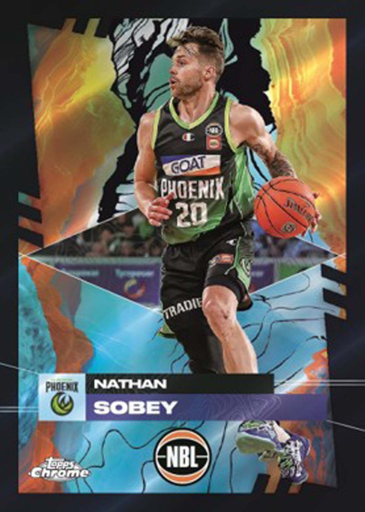 TOPPS Chrome NBL 2024/2025 Basketball Trading Cards - Mega Pack Box