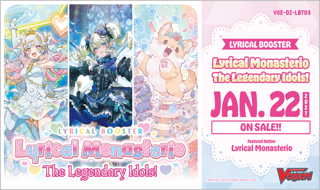 Vanguard DZ-LBT03 Lyrical Monasterio The Legendary Idols! - Lyrical Booster Box
