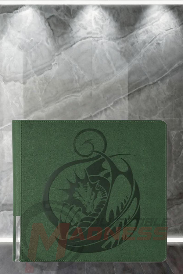 Dragon Shield: XL Zipster Binder – Forest Green