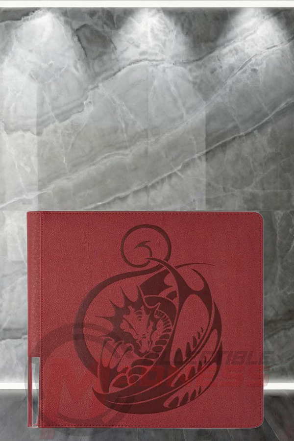 Dragon Shield: XL Zipster Binder – Blood Red