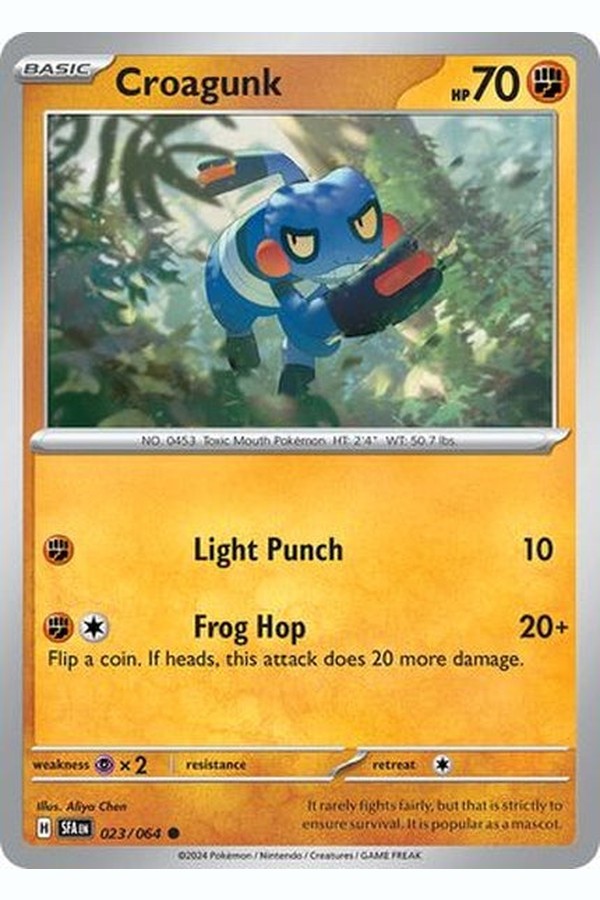 023/064  Croagunk - Common Reverse Holo