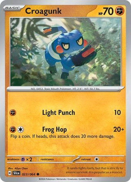 023/064  Croagunk - Common Reverse Holo
