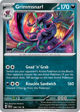 096/142 Grimmsnarl - Rare Holo